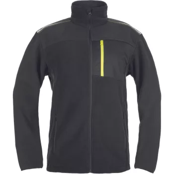 Cerva Emerton STR polár pulóver fekete/sárga színben