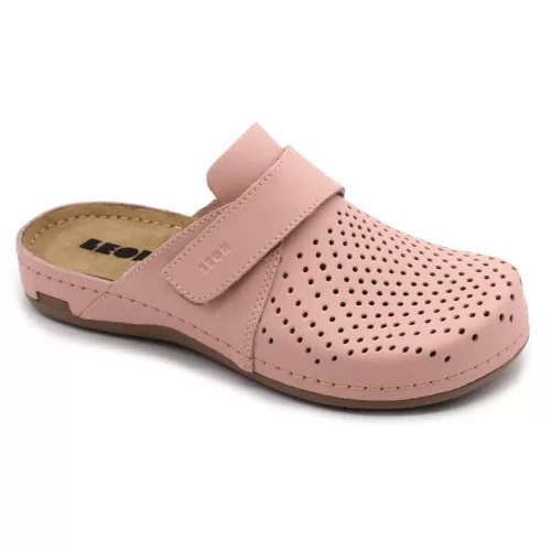 Leon 970 Comfort női bőr klumpa rose színben