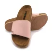 Leon 4022 Comfort női bőr papucs rose színben