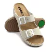 Leon 908 Comfort női bőr papucs led orlando színben