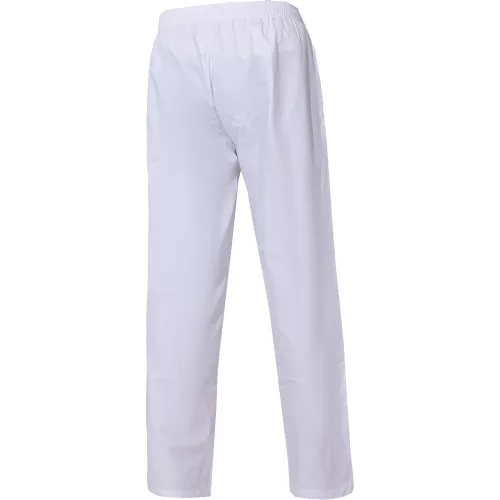 Cerva női séfnadrág gumis derékrésszel fehér színben