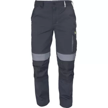   Cerva Max Eco Stretch munkavédelmi derekas nadrág fekete színben