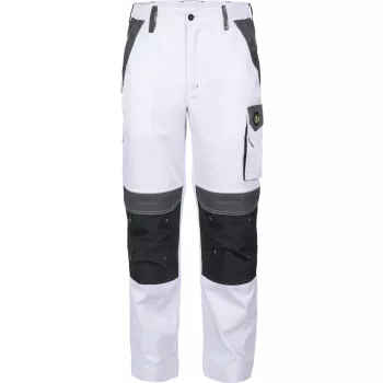   Cerva Max Eco Stretch munkavédelmi derekas nadrág fehér színben