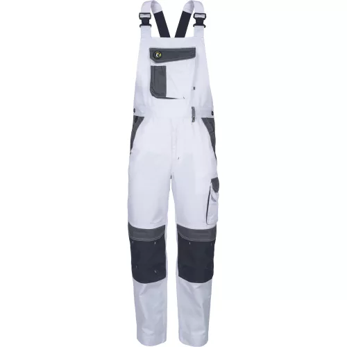 Cerva Max Eco Stretch kantáros nadrág fehér színben