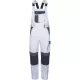 Cerva Max Eco Stretch kantáros nadrág fehér színben