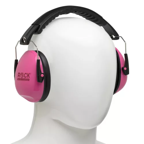 Rock kid KM-2 gyerek pántos fültok rózsaszín színben