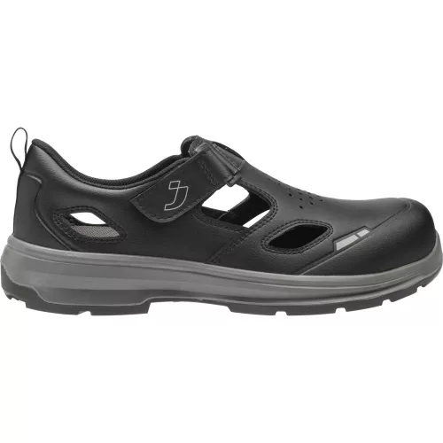 Safety Jogger Flux munkavédelmi szandál fekete színben S1PS