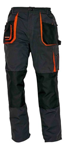 Cerva Emerton munkavédelmi nadrág szürke/narancssárga színben