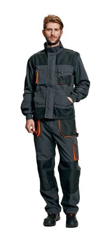 Cerva Emerton munkavédelmi dzseki szürke/narancs színben