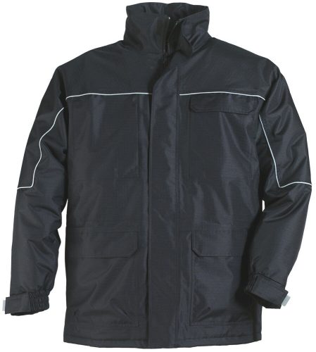 Coverguard Ripstop szakadásbiztos munkavédelmi kabát fekete színben