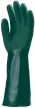 Euro Protection munkavédelmi mártott polimer kesztyű, zöld, vegyszerálló, 40cm hossz