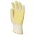 EP munkavédelmi kötött duplaszálas pamutkesztyű, sárga pettyes tenyérrel