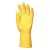 Euro Protection munkavédelmi HTG sárga gumikesztyű, 30cm/0,5mm, pamutbolyhozott belső