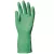 Euro Protection munkavédelmi nitril, zöld vegyszerálló kesztyű, 32cm/0,4mm, érdesített