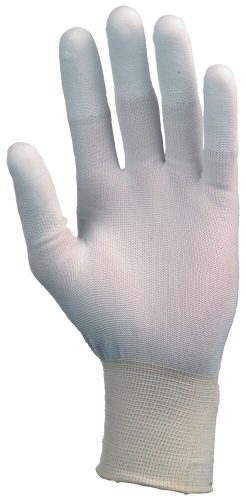 Euro Protection munkavédelmi kesztyű ujjbegyeken fehér poliuretánnal mártott