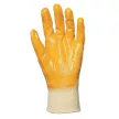 Euro Protection munkavédelmi Eurodex tenyéren mártott sárga nitril kesztyű, actifresh