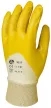 Euro Protection munkavédelmi tenyéren mártott sárga nitril kesztyű
