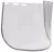 Earline Visor látómező 430×195 mm víztiszta fém kerettel