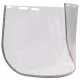 Earline Visor látómező 430×195 mm víztiszta fém kerettel