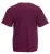 Fruit of the loom Super premium rövid ujjú póló bordó színben