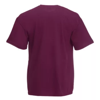   Fruit of the loom Super premium rövid ujjú póló bordó színben