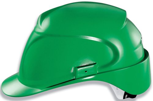 Uvex polietilén munkavédelmi sisak zöld színben