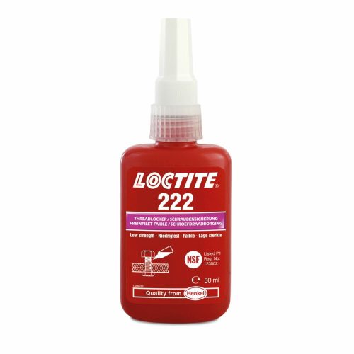 Loctite 222 kis szilárdságú csavarrögzítő 50 ml