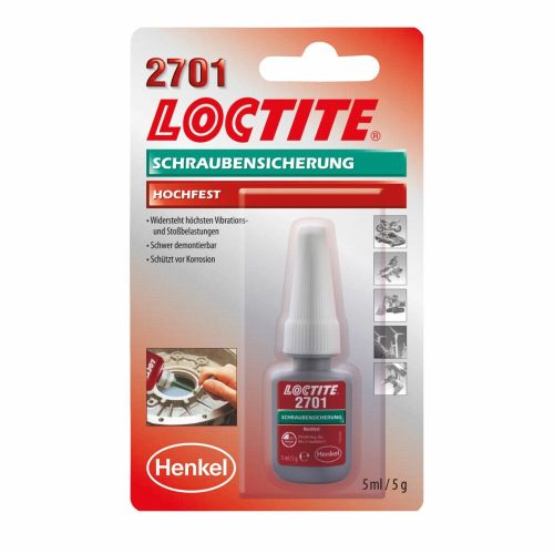 Loctite 2701 nagy szilárdságú csavarrögzítő 5 ml