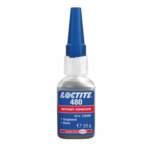 Loctite 480 20 gr-os ütésálló pillanatragasztó fém/fém, fém/gumi és mágnes ragasztásához