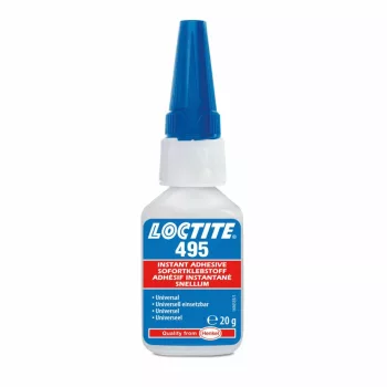   Loctite 495 általános felhasználású, kis viszkozitású pillanatragasztó 20gr