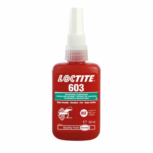 Loctite 603 Nagy szilárdságú és olajtűrő rögzítő 50 ml