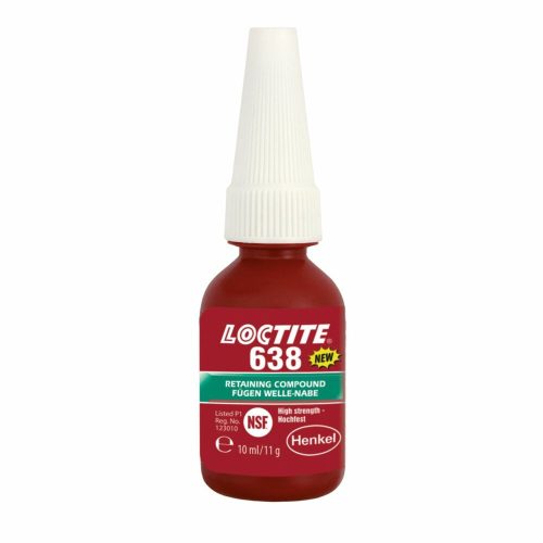 Loctite 638 Nagy szilárdságú és hőálló rögzítő 10 ml