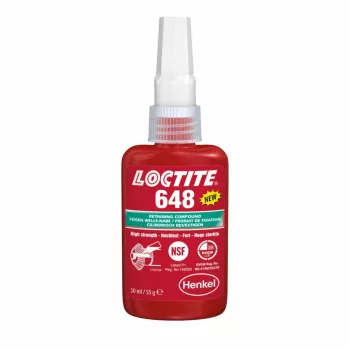   Loctite 648 Nagy szilárdságú olajtűrő és hőálló rögzítő 50 ml