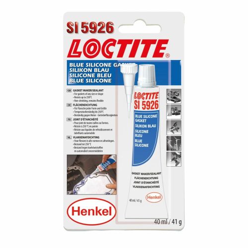 Loctite SI 5926 kék színű univerzális, rugalmas szilikon tömítőanyag 40 ml