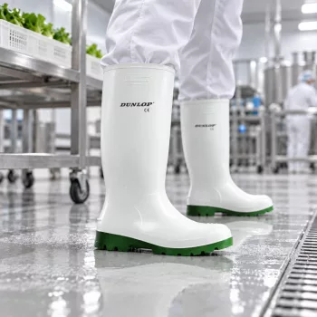 Dunlop Pricemastor fehér színű Nitril csizma