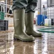 Dunlop Pricemastor zöld színű sav- és lúgálló PVC csizma