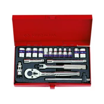 Kingtony 2519MR 18 részes kézi 1/4 dugókulcs  készlet