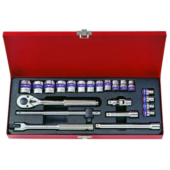   Kingtony 3523MR 22 részes kézi 3/8 coll dugókulcs készlet