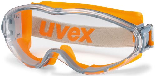 Uvex Ultrasonic munkavédelmi védőszemüveg narancs/szürke keret, víztiszta