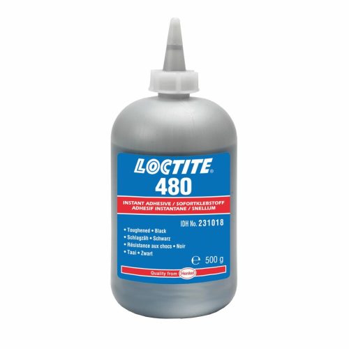 Loctite 480 500 gr-os ütésálló pillanatragasztó fém/fém, fém/gumi és mágnes ragasztásához