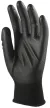 Euro Protection munkavédelmi tenyéren mártott poliuretán kesztyű fekete