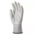 Euro Protection munkavédelmi fehér precíziós kesztyű, pu mártott tenyérrel