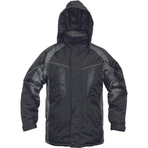 Cerva Nyala munkavédelmi kabát fekete színben