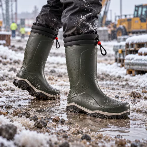 Dunlop Blizzard melegen bélelt szőrmés csizma