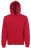 Fruit of the loom cipzáros kapucnis pulóver piros színben
