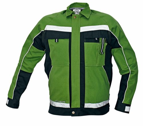 Cerva Stanmore zöld/fekete színű munkavédelmi dzseki