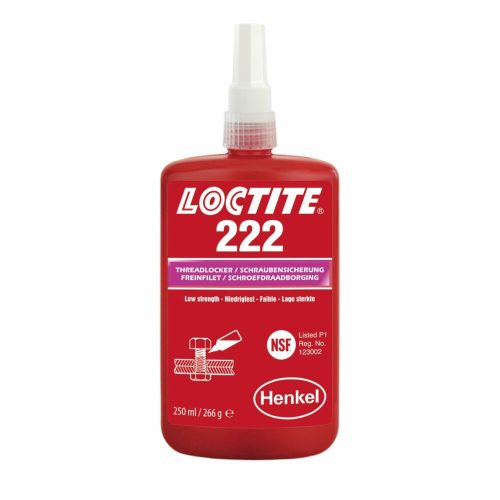 Loctite 222 kis szilárdságú csavarrögzítő 250 ml
