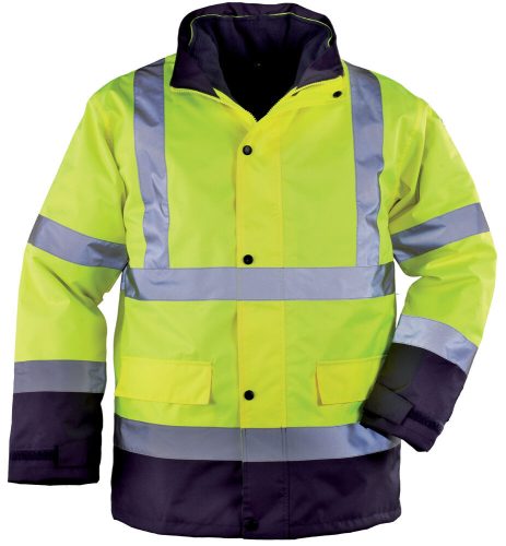 Coverguard Roadway Fluo jóllthatósági kabát 4 az 1-ben fluo sárga színben