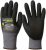 Eurotechnique Eurolite 1NITG 15N606 kesztyű ökölcsontig fekete nitrillel mártott