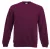 Fruit of the loom kerek nyakú pulóver burgundy színben